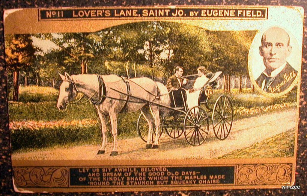 1910 ST. JOSEPH MISSOURI Lover’s Lane by Eugene Field