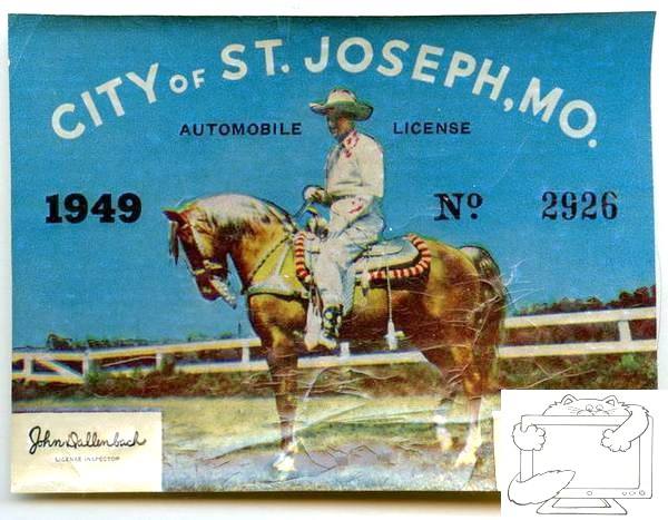 1949 City Sticker.