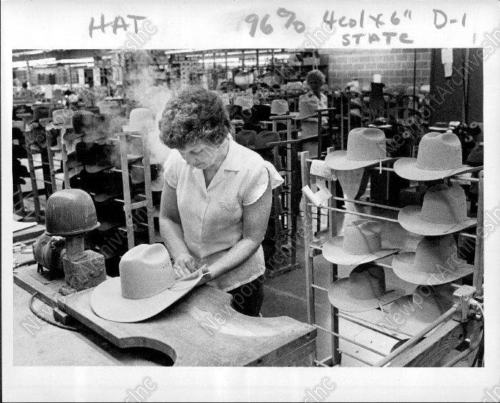 1983 STETSON Hats Crafted Stevens Hat Manufacturing St Joseph Missouri