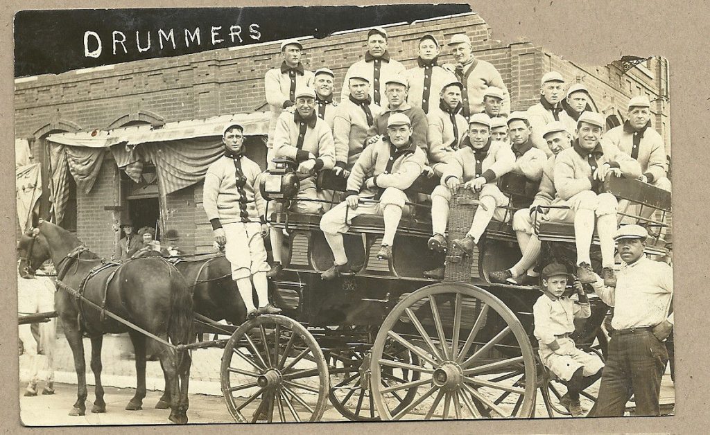 Baseball team RPPC – St. Joseph, Missouri Drummers – Western League – c. 1910