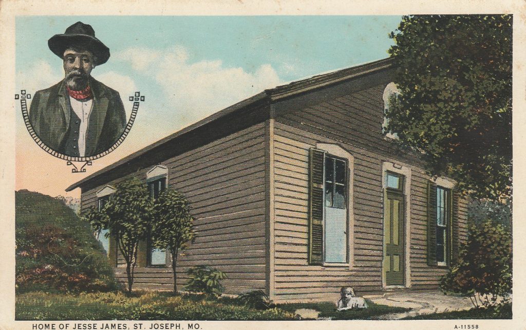 Home Of Jessie James Postcard