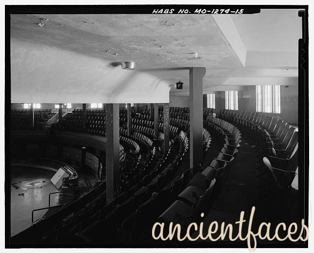 Seating South Side First Balcony Old City Auditorium St. Joseph Mo.