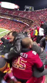 Massive brawl breaks out among fans at Oakland Raiders-Kansas City Chiefs game