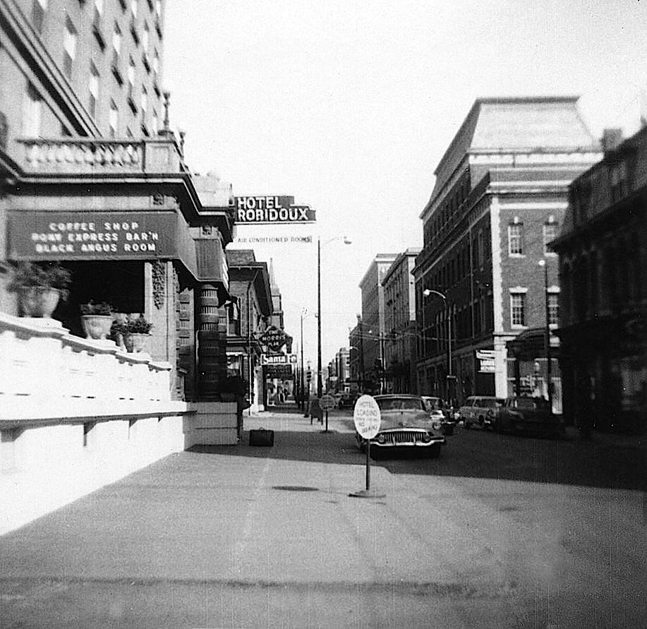 Fifth and Francis in 1955