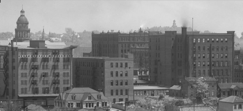 1890s St Jo downtown as seen from Prospect Hill