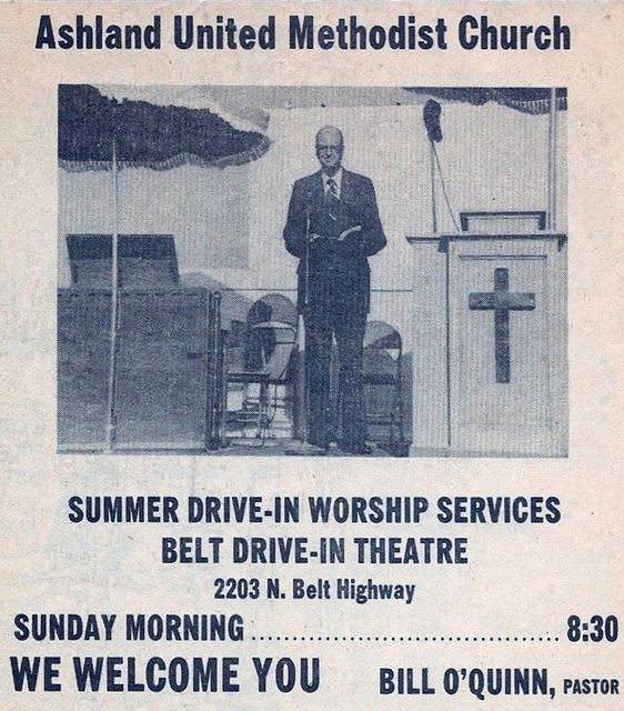 1980 June 22 Church services at Drive-In 2