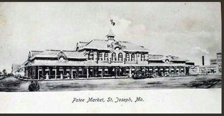 Patee Market, St. Joseph, Mo. 1914 postcard