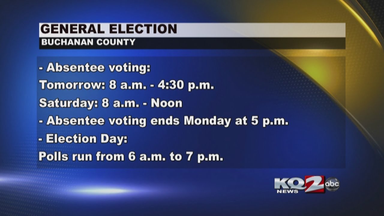 Absentee voting available for April election