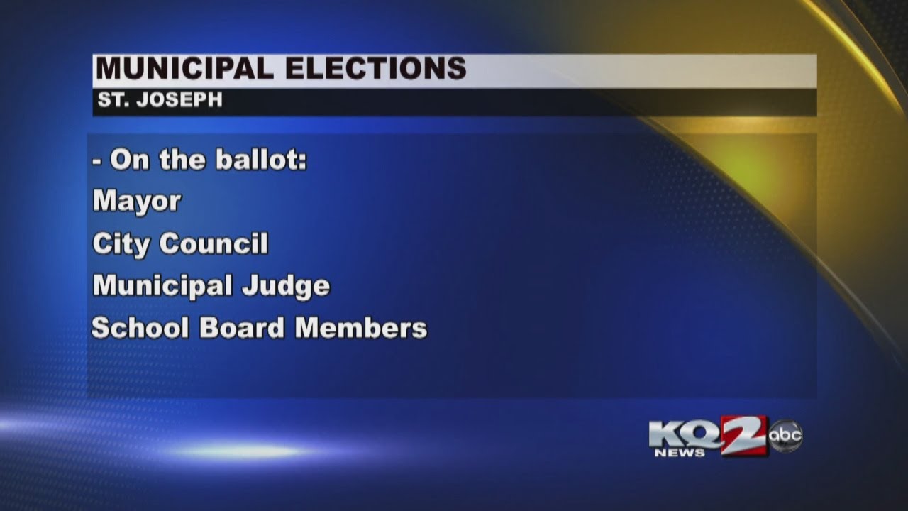 Municipal elections are a week from today