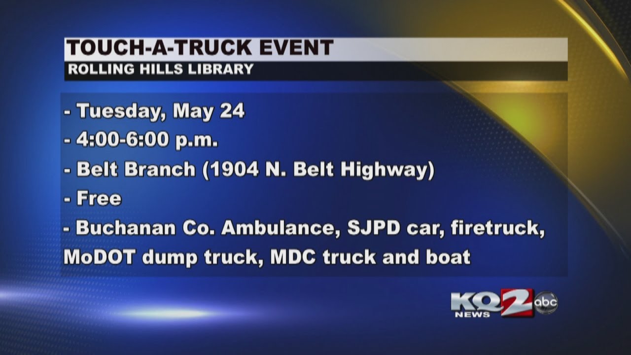 &quot;Touch-a-Truck&quot; event to be held at Rolling Hills Library