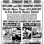 Skylark Drive-In opened on July 25, 1949