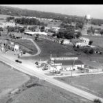 1962 Aerial View Belt Highway & Frederick Avenue including Reptile Gardens